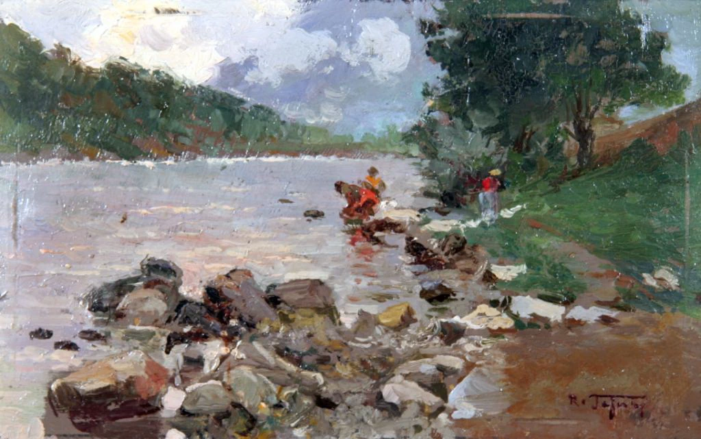 Lavandaie al fiume